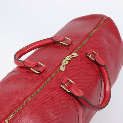 Louis Vuitton Keepall Epi Leather, Red, Leather, Travel Bag