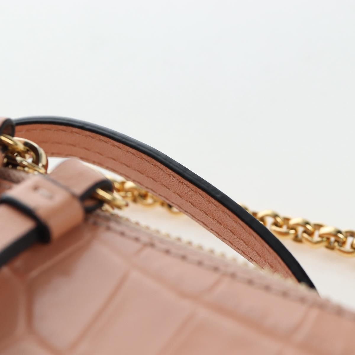 Chloe C Vanity Leather, Pink, Leather, Handbag