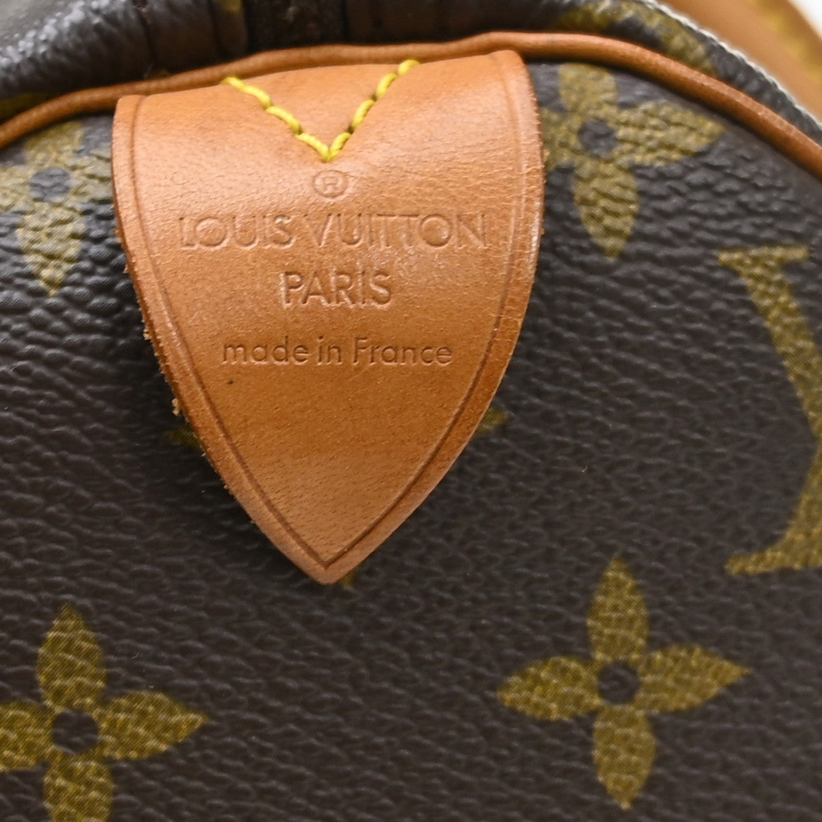 Louis Vuitton Speedy Monogram Canvas, Brown, Canvas, Handbag