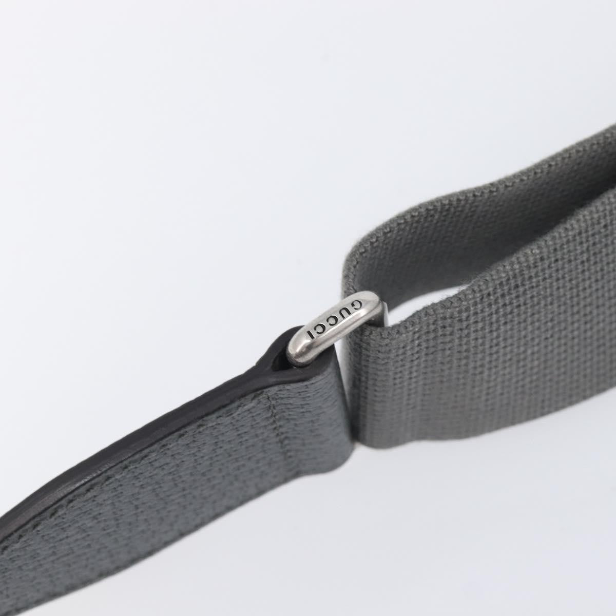 Gucci Ophidia Zip Wristlet GG Coated Canvas, Gray, Canvas, Shoulder Bag