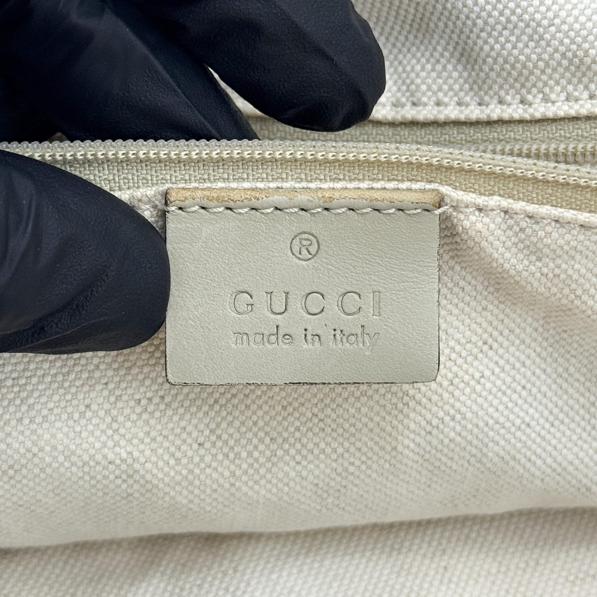 Gucci Sukey GG Canvas with Leather, Beige, Canvas, Tote Bag