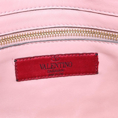 Valentino Garavani Rockstud Soft Leather, Pink, Leather, Tote Bag