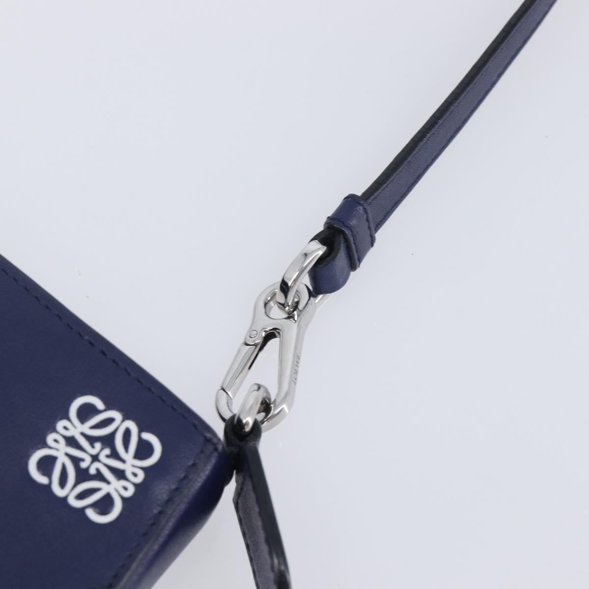 Loewe Puzzle Clutch Leather, Navy, Leather, Clutch