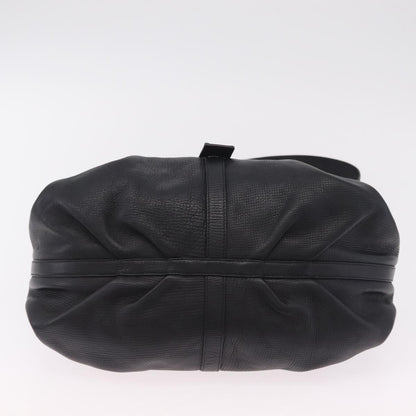 Bvlgari Chandra Hobo Leather, Black, Leather, Shoulder Bag