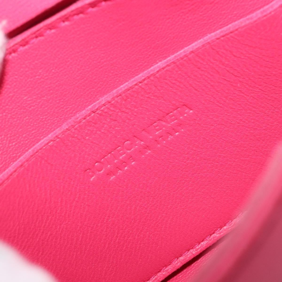 Bottega Veneta Cassette Maxi Intrecciato Leather, Pink, Leather, Crossbody Bag