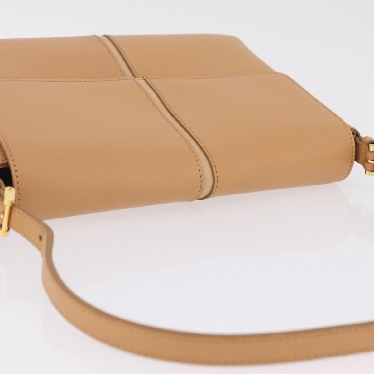 Burberry Shoulder Bag Leather, Beige, Leather, Shoulder Bag