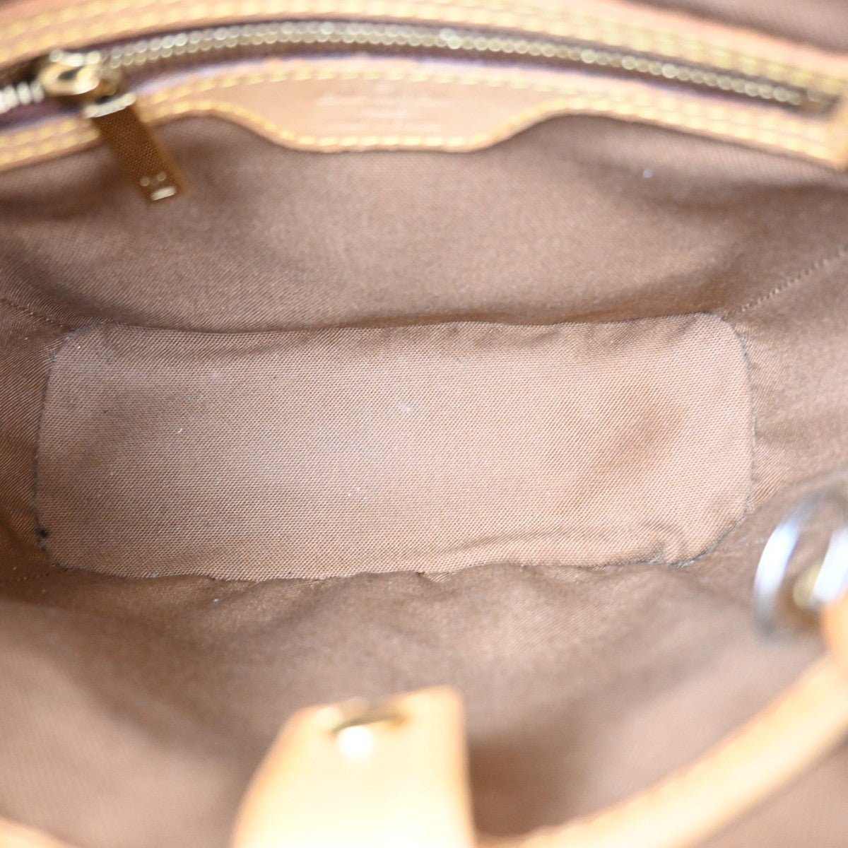 Louis Vuitton Vavin Monogram Empreinte Leather, Brown, Canvas, Handbag