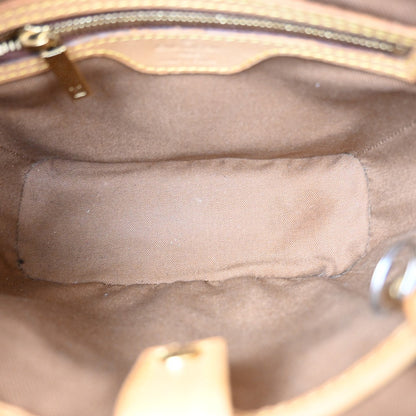 Louis Vuitton Vavin Monogram Empreinte Leather, Brown, Canvas, Handbag