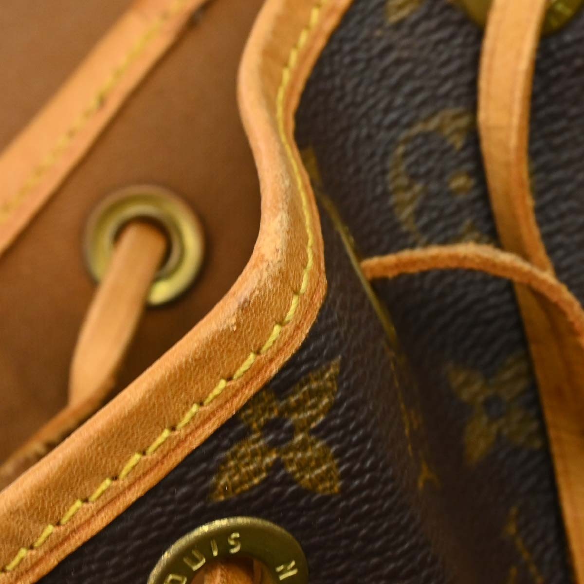 Louis Vuitton Vintage Montsouris Monogram Canvas, Brown, Canvas, Backpack