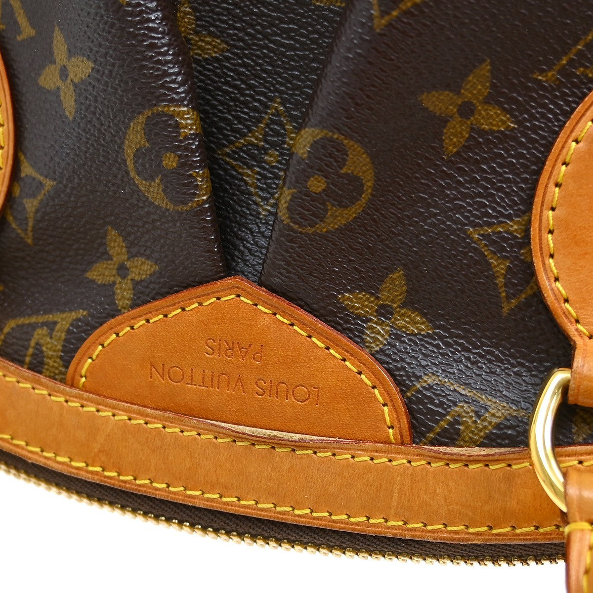 Louis Vuitton Tivoli Monogram, Brown, Canvas, Handbag