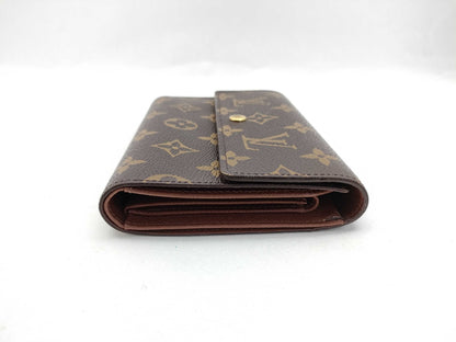 Louis Vuitton Mat Porte Tresor International Wallet Monogram Vernis, Brown, Canvas, Wallet