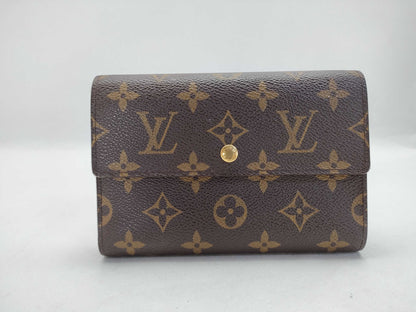 Louis Vuitton Mat Porte Tresor International Wallet Monogram Vernis, Brown, Canvas, Wallet