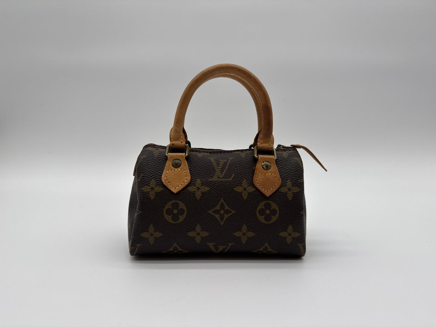 Louis Vuitton Speedy Mini HL Handbag Monogram Canvas, Brown, Canvas, Handbag