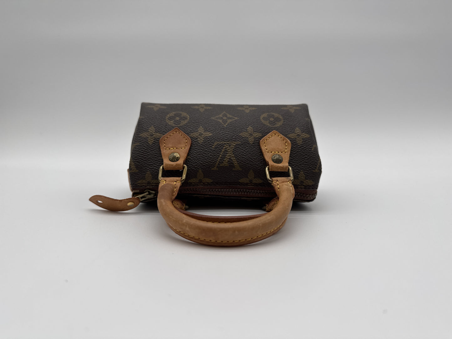 Louis Vuitton Speedy Mini HL Handbag Monogram Canvas, Brown, Canvas, Handbag