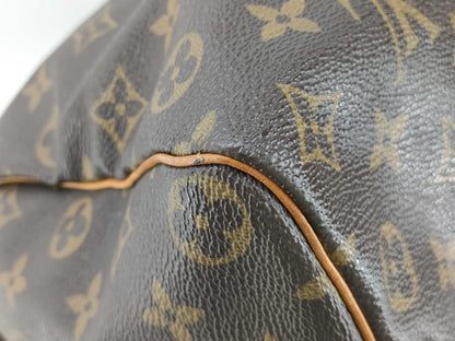 Louis Vuitton Neo Speedy Bag Cuir Orfevre Leather, Brown, Canvas, Handbag