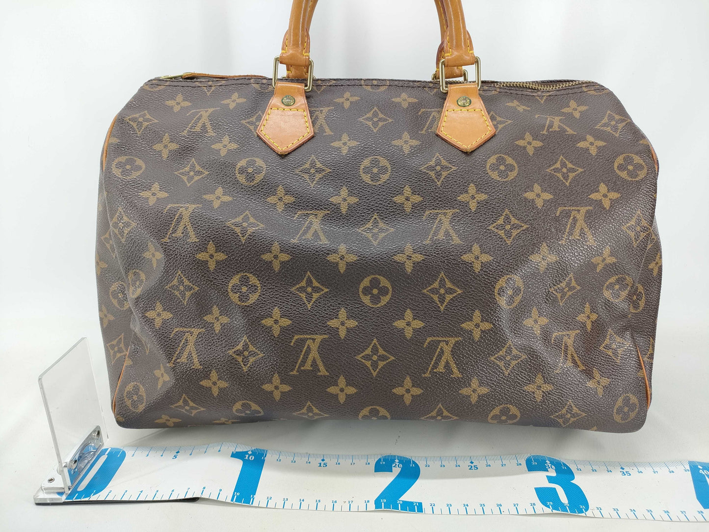 Louis Vuitton Neo Speedy Bag Cuir Orfevre Leather, Brown, Canvas, Handbag