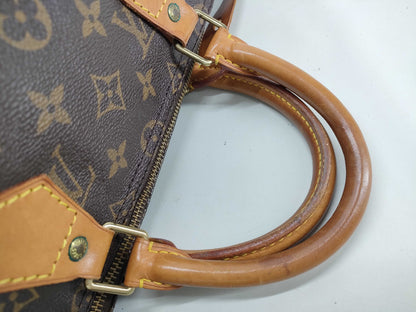 Louis Vuitton Neo Speedy Bag Cuir Orfevre Leather, Brown, Canvas, Handbag