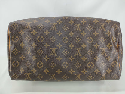 Louis Vuitton Neo Speedy Bag Cuir Orfevre Leather, Brown, Canvas, Handbag