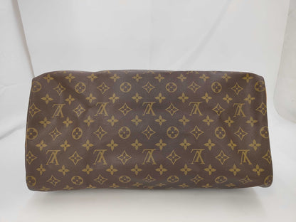 Louis Vuitton Speedy Handbag Monogram Canvas, Brown, Canvas, Handbag