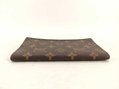 Louis Vuitton Porte Cartes Wallet Monogram Canvas, BROWN, CANVAS, Wallets