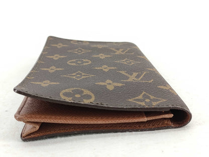 Louis Vuitton Porte Cartes Wallet Monogram Canvas, BROWN, CANVAS, Wallets