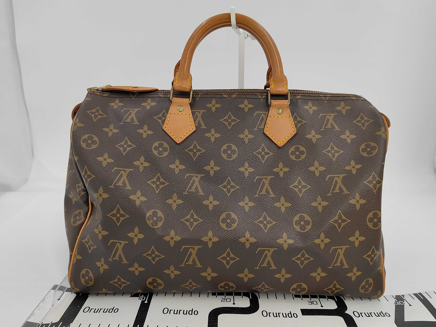 Louis Vuitton Speedy Handbag Monogram Canvas, Brown, Canvas, Handbag