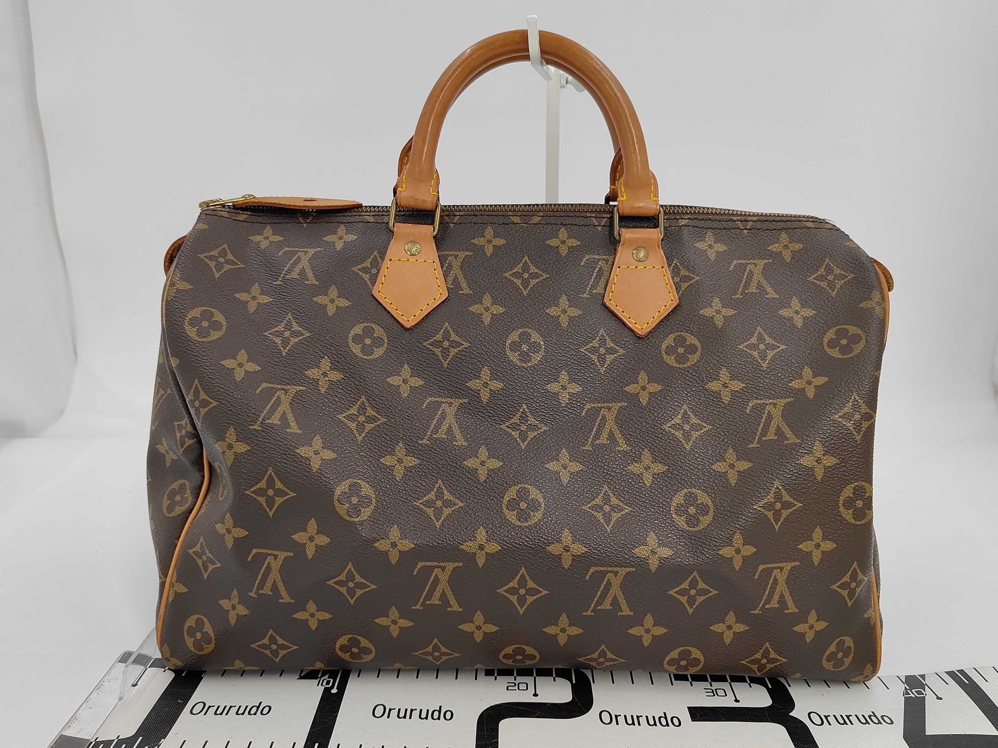 Louis Vuitton Speedy Handbag Monogram Canvas, Brown, Canvas, Handbag