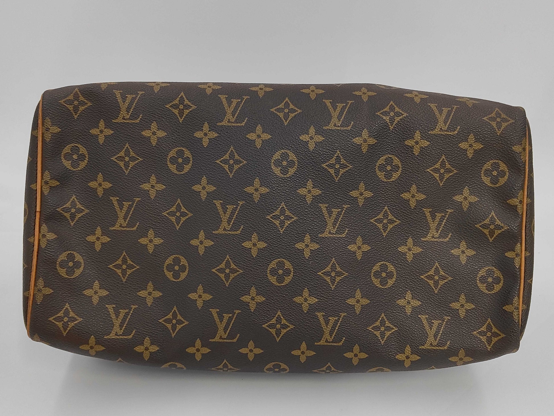 Louis Vuitton Speedy Handbag Monogram Canvas, Brown, Canvas, Handbag