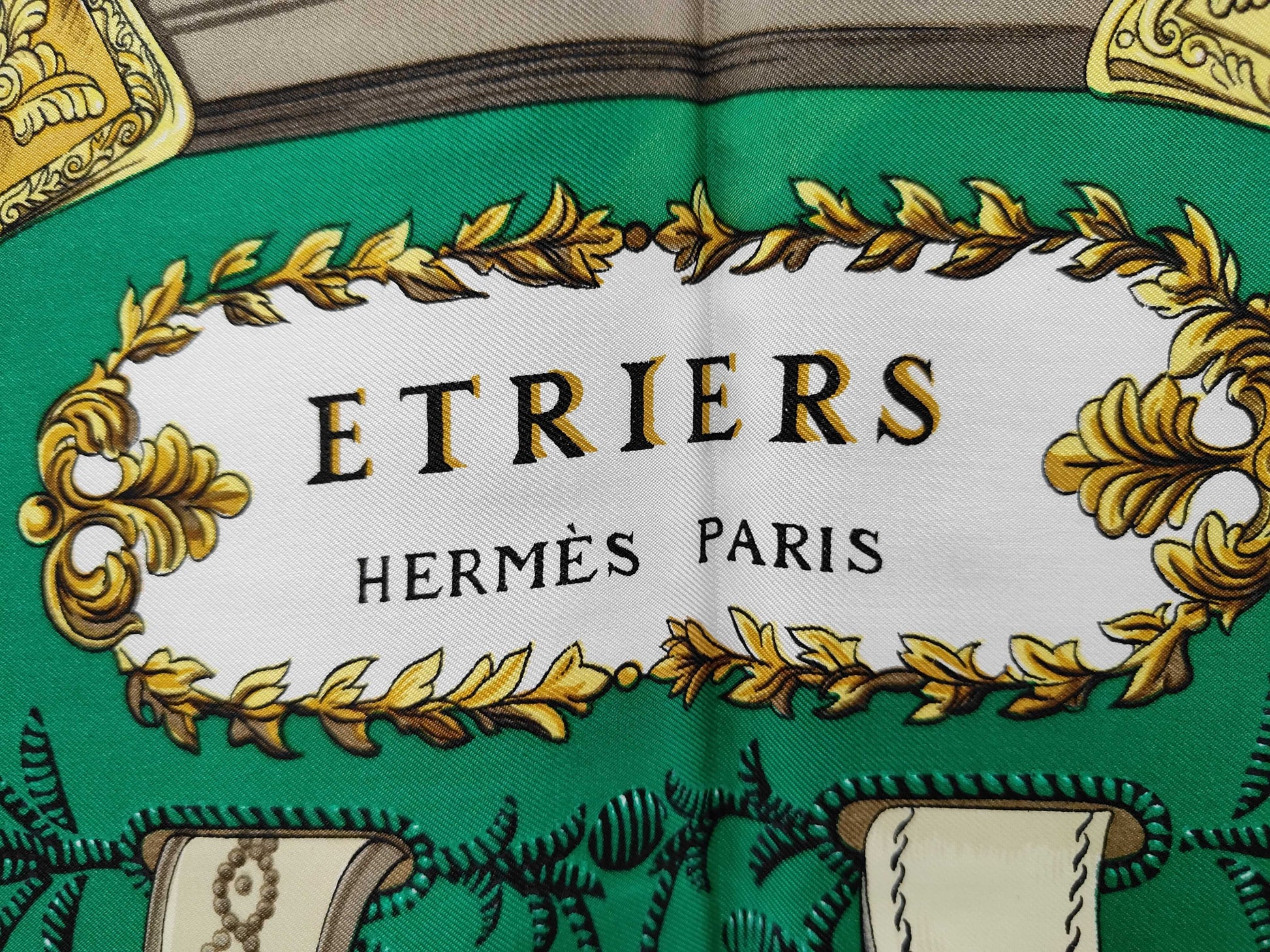 Hermes Carré 90 Silk multicolor, Multicolour, Silk, Scarf