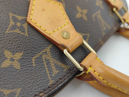 Louis Vuitton Alma Handbag Monogram Canvas, Brown, Canvas, Handbag