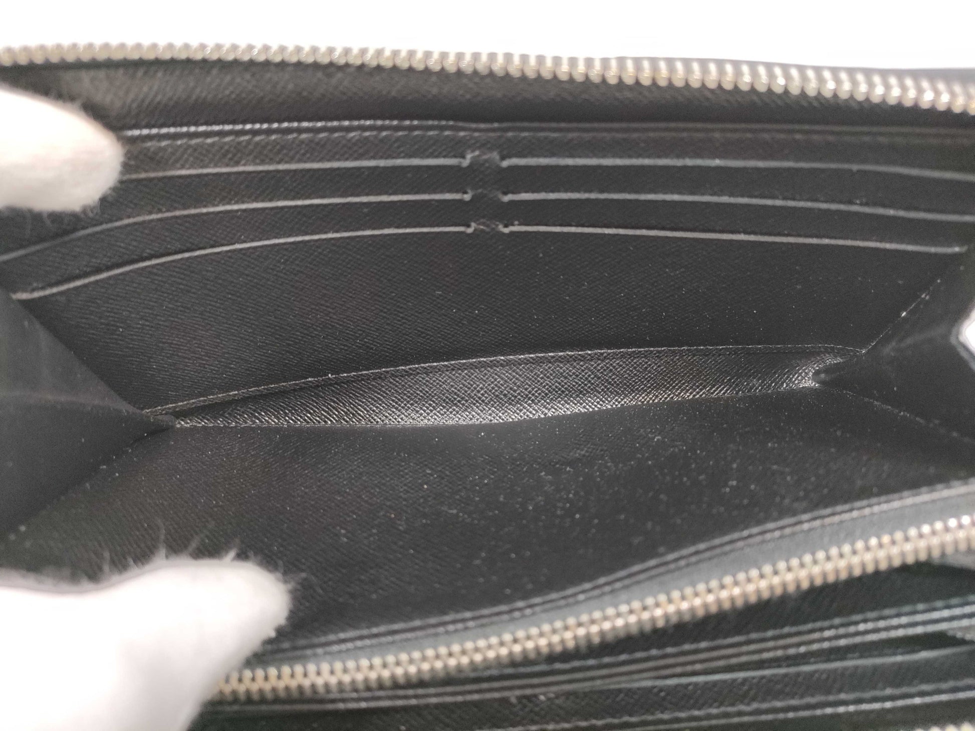 Louis Vuitton Zippy Wallet Epi Leather Epi Leather, Black, Leather, Wallet