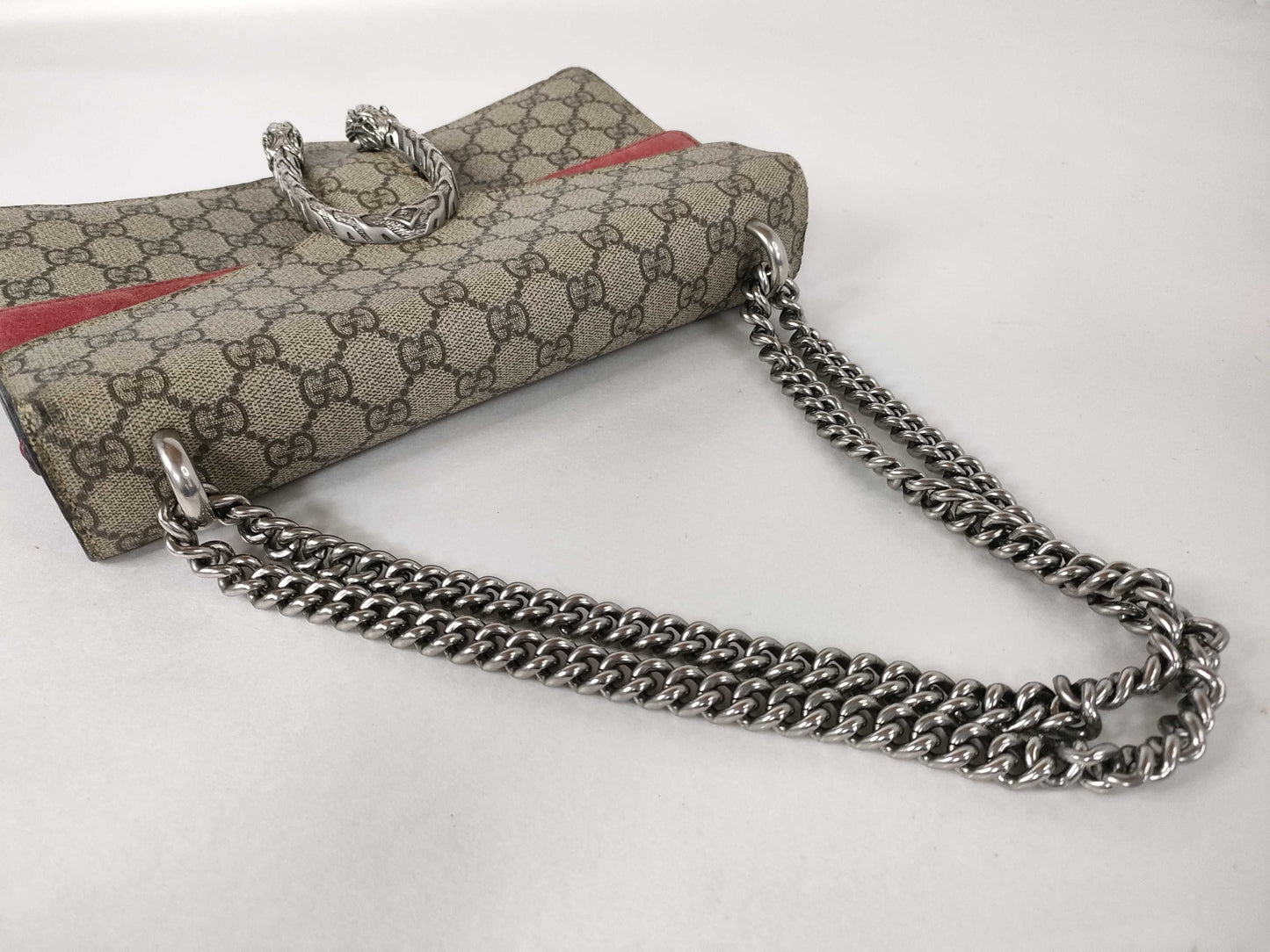 Gucci Dionysus Bag GG Coated Canvas, Beige, Canvas, Shoulder Bag