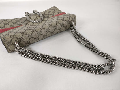 Gucci Dionysus Bag GG Coated Canvas, Beige, Canvas, Shoulder Bag