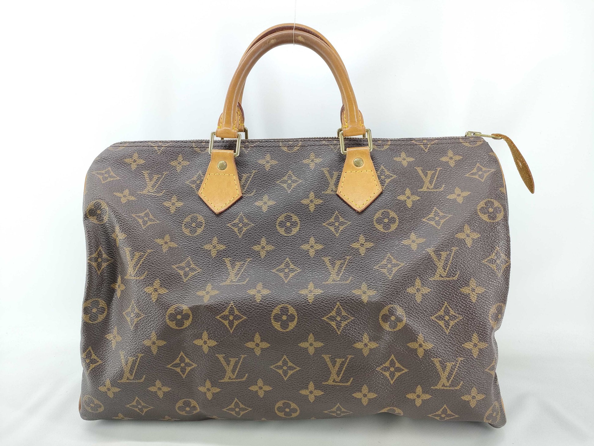 Louis Vuitton Speedy Handbag Monogram Canvas, Brown, Canvas, Handbag