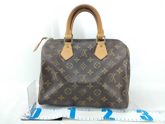 Louis Vuitton Speedy Handbag Monogram Canvas, Brown, Canvas, Handbag