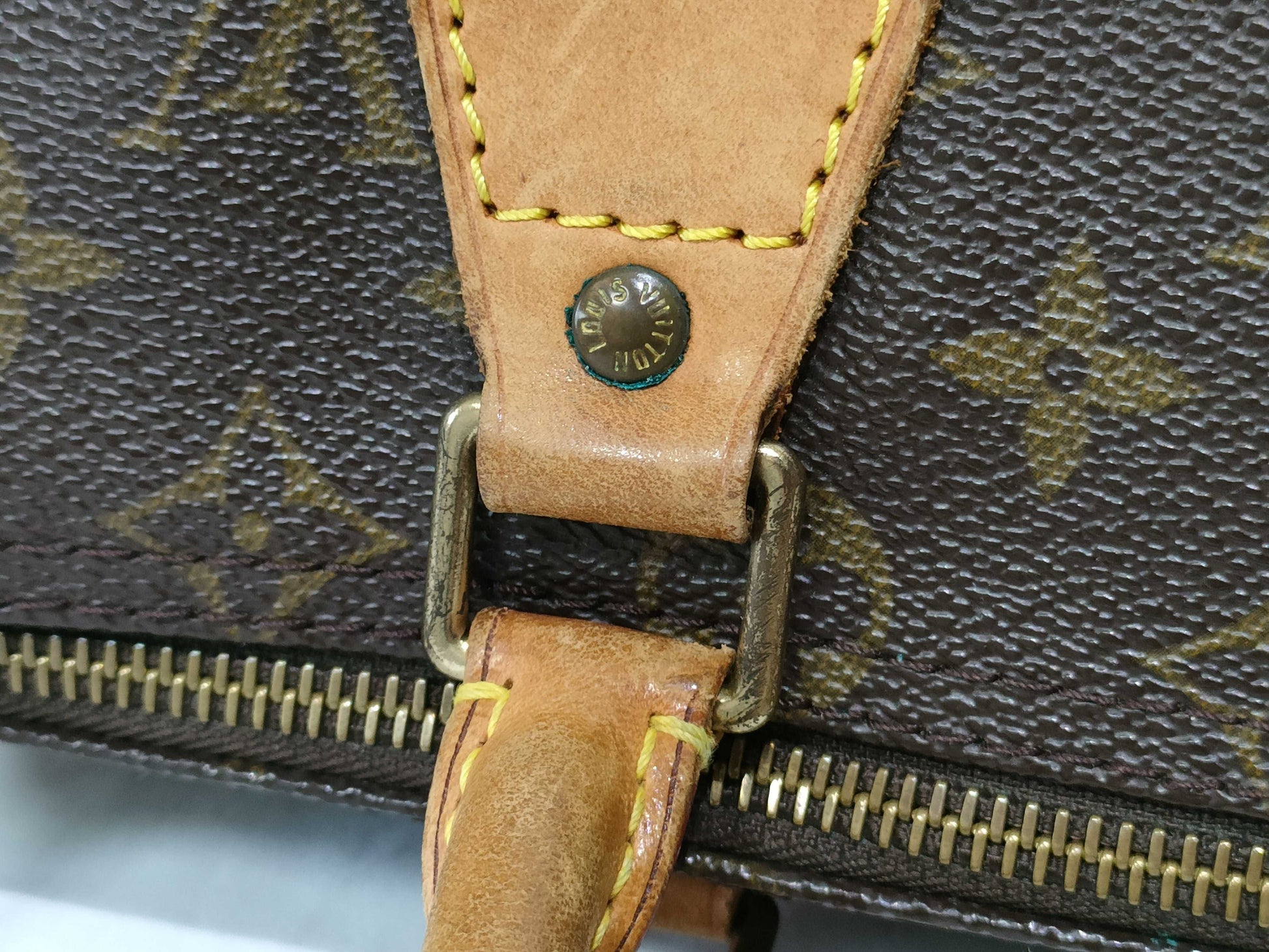 Louis Vuitton Speedy Handbag Monogram Canvas, Brown, Canvas, Handbag