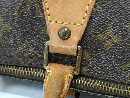 Louis Vuitton Speedy Handbag Monogram Canvas, Brown, Canvas, Handbag