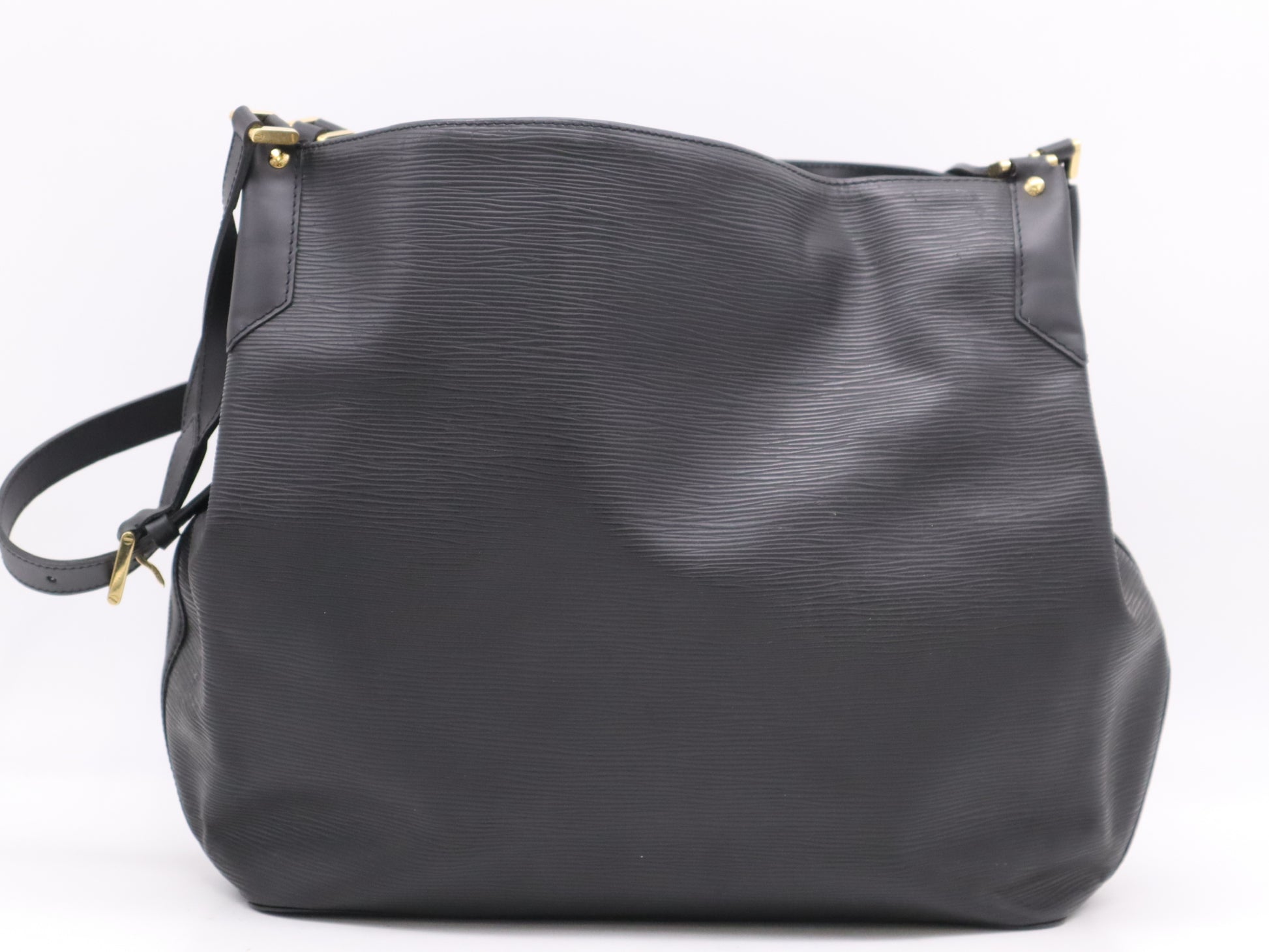Louis Vuitton Mandara Handbag Epi Leather, Black, Leather, Shoulder Bag