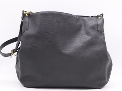 Louis Vuitton Mandara Handbag Epi Leather, Black, Leather, Shoulder Bag