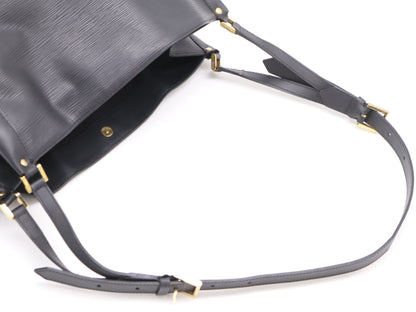 Louis Vuitton Mandara Handbag Epi Leather, Black, Leather, Shoulder Bag