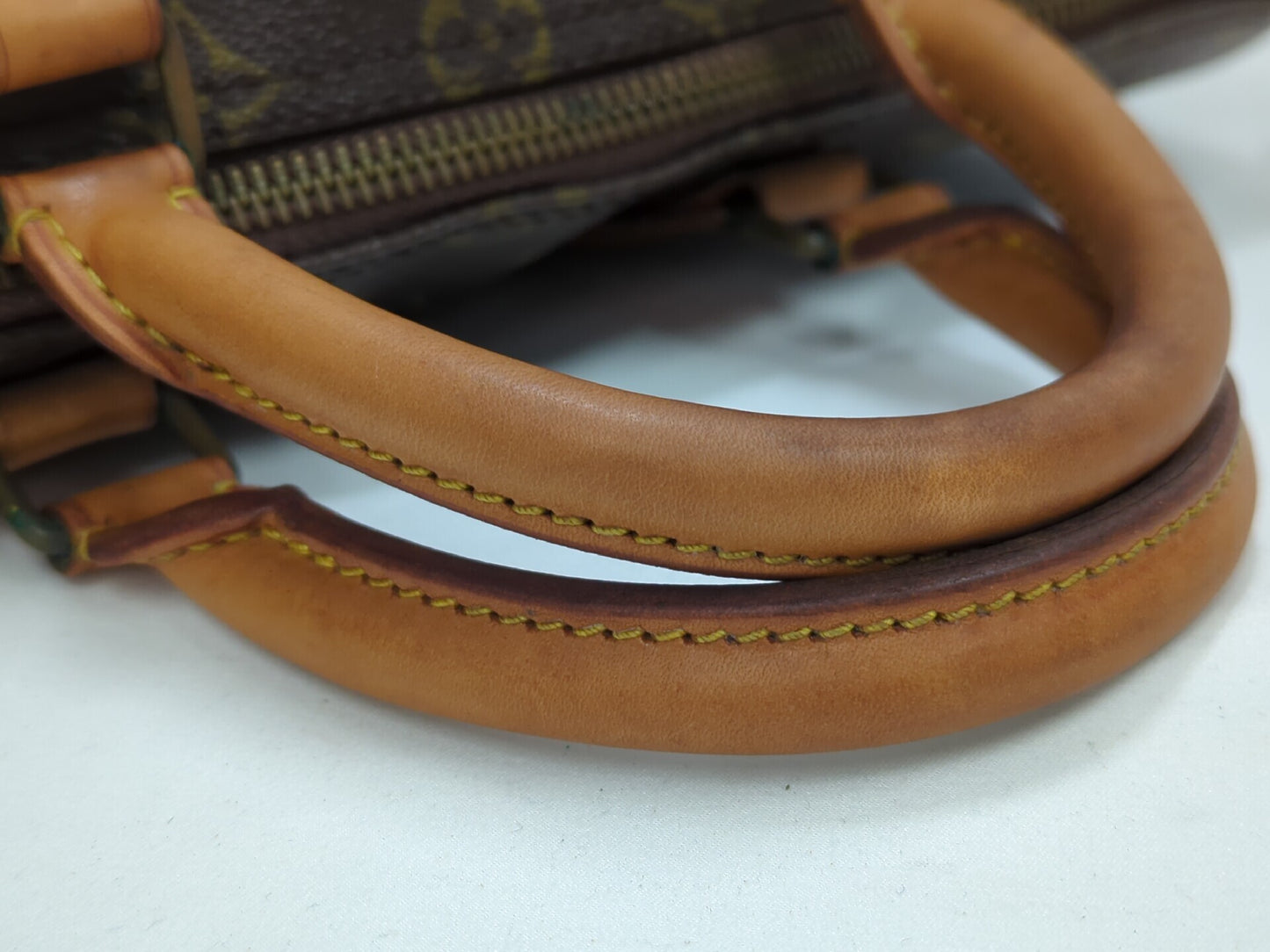 Louis Vuitton Speedy Handbag Monogram Canvas, Brown, Canvas, Handbag