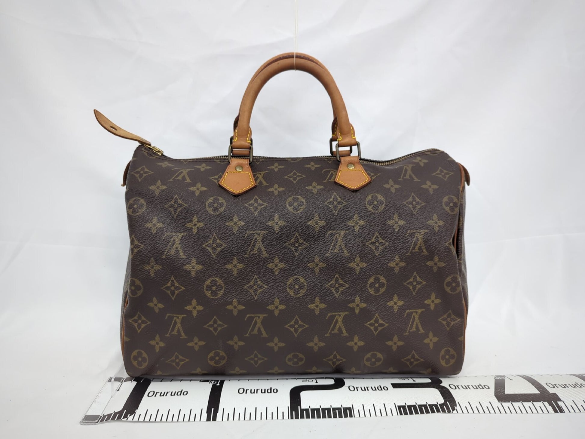 Louis Vuitton Speedy Handbag Monogram Canvas, Brown, Canvas, Handbag