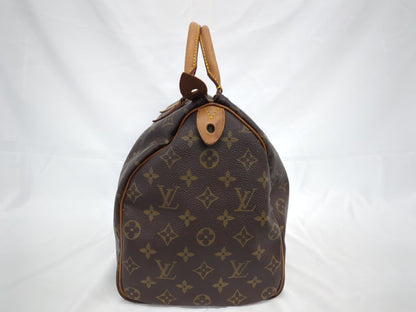 Louis Vuitton Speedy Handbag Monogram Canvas, Brown, Canvas, Handbag