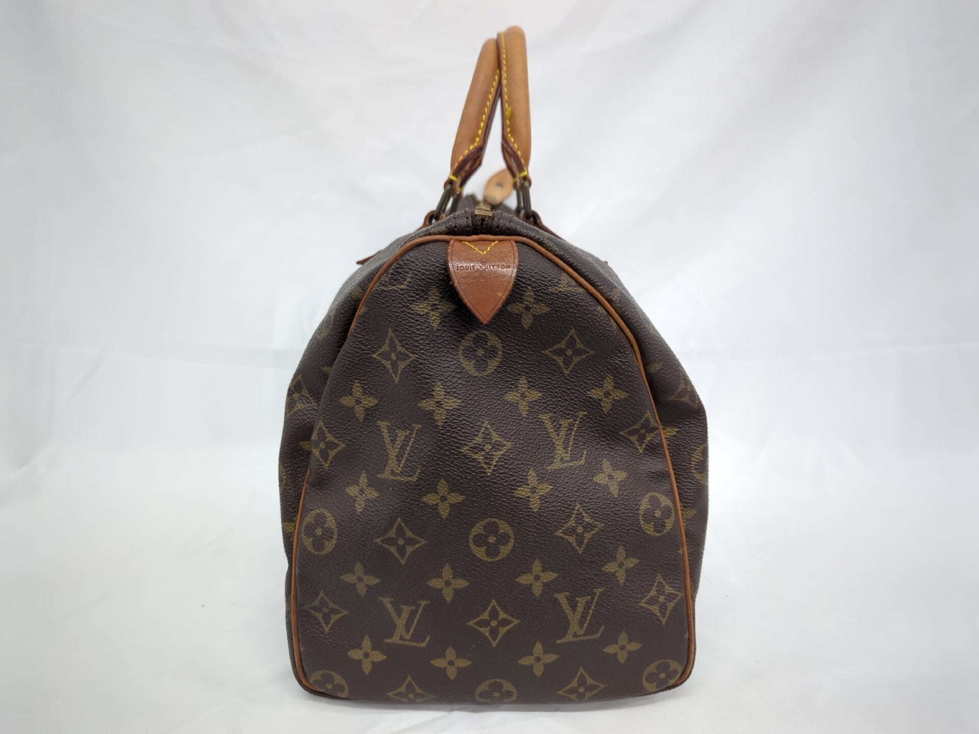 Louis Vuitton Speedy Handbag Monogram Canvas, Brown, Canvas, Handbag