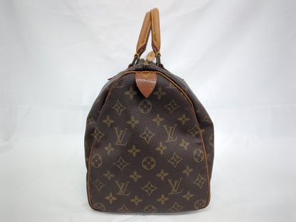 Louis Vuitton Speedy Handbag Monogram Canvas, Brown, Canvas, Handbag