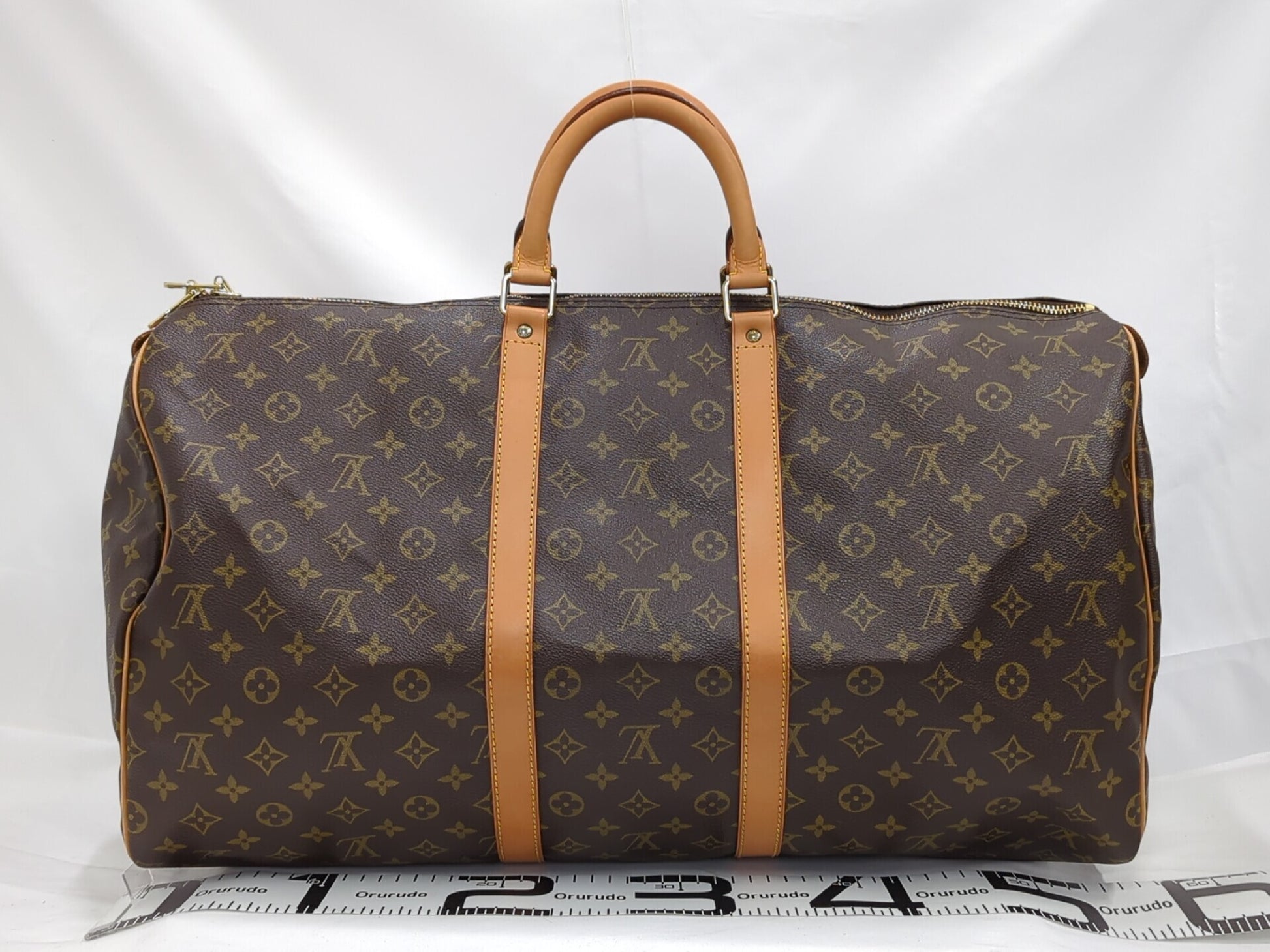 Louis Vuitton Keepall Bag Monogram Canvas, Brown, Canvas, Travel Bag