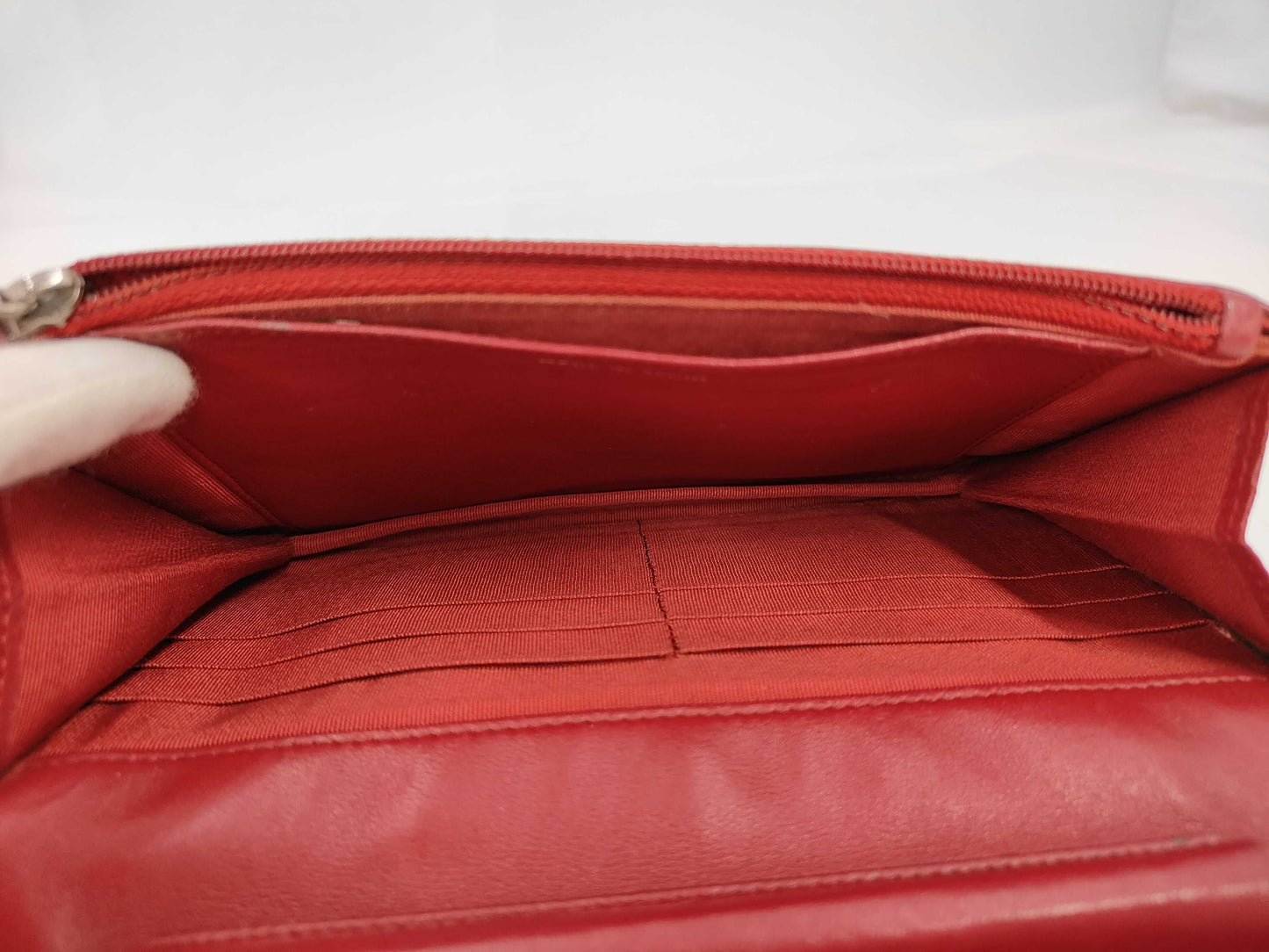 Chanel Timeless CC Wallet on Chain Quilted Goatskin, Red, Leather, Shoulder Bag
