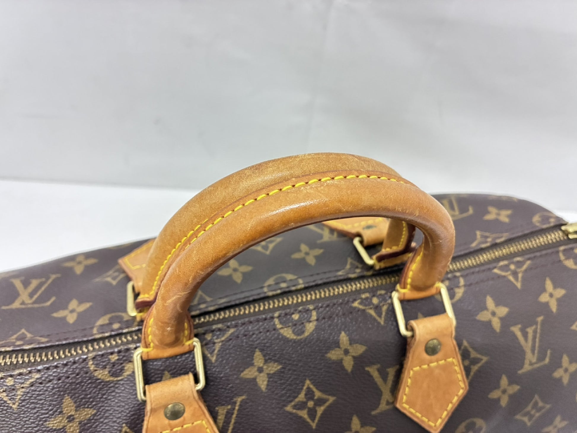 Louis Vuitton Speedy Handbag Monogram Canvas, Brown, Canvas, Handbag