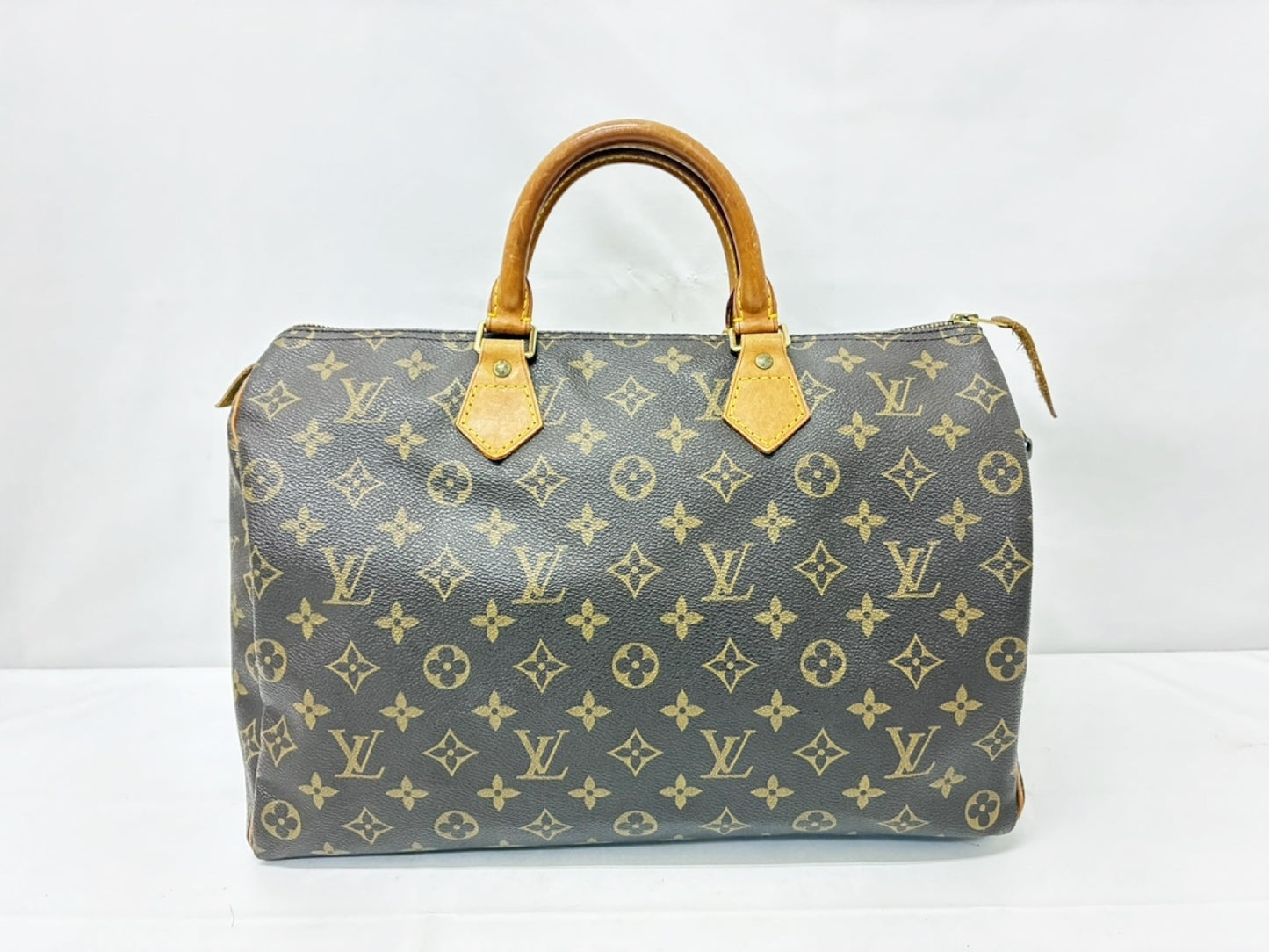 Louis Vuitton Speedy Handbag Monogram Canvas, Brown, Canvas, Handbag