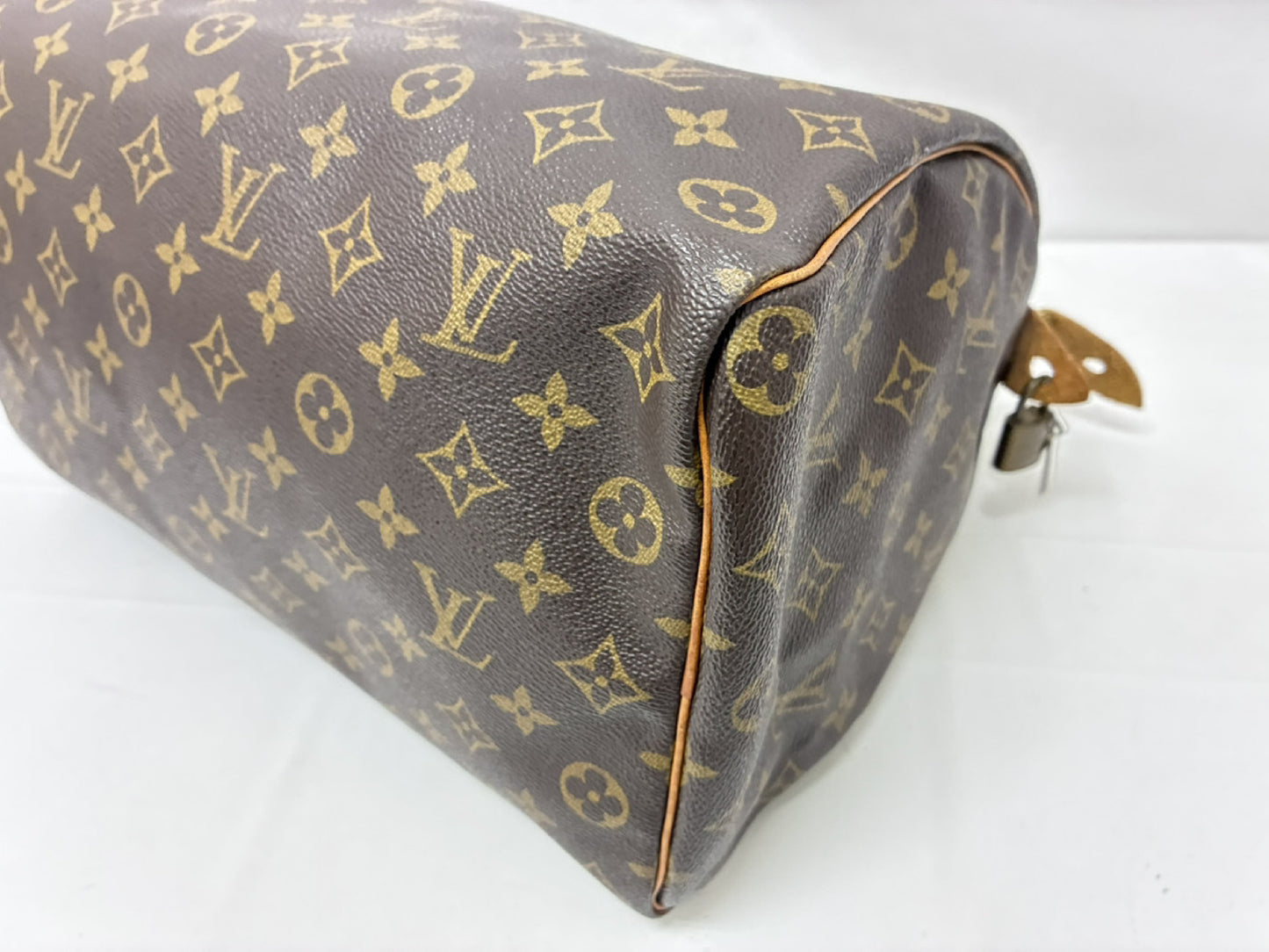 Louis Vuitton Speedy Handbag Monogram Canvas, Brown, Canvas, Handbag